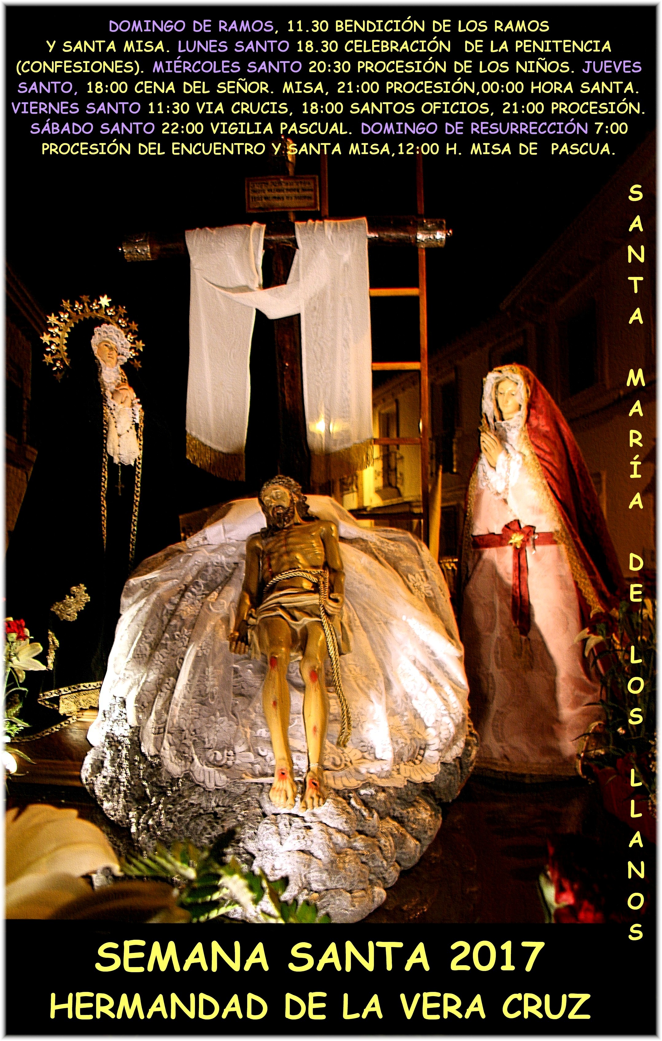 Semana Santa en Santa María de los Llanos 2017 Santa María de los Llanos